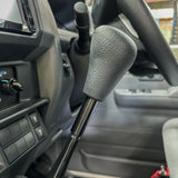 Gear stick extension installed close up - 79 series accessories - 76 series accessories