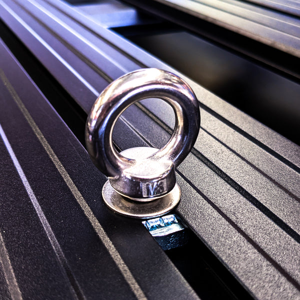 M8 Stainless Steel Eye Bolt Kit to suit Rola Titan Tray Roof Rack